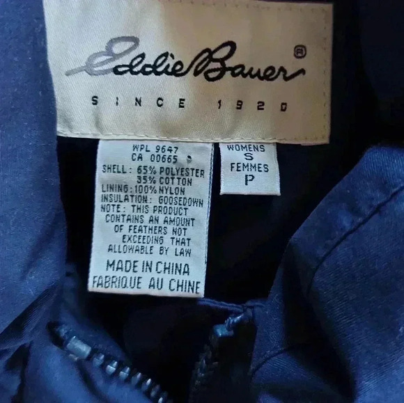 Like New Eddie Bauer Womens Goose Down Puffer Vest - Picture 4 of 5